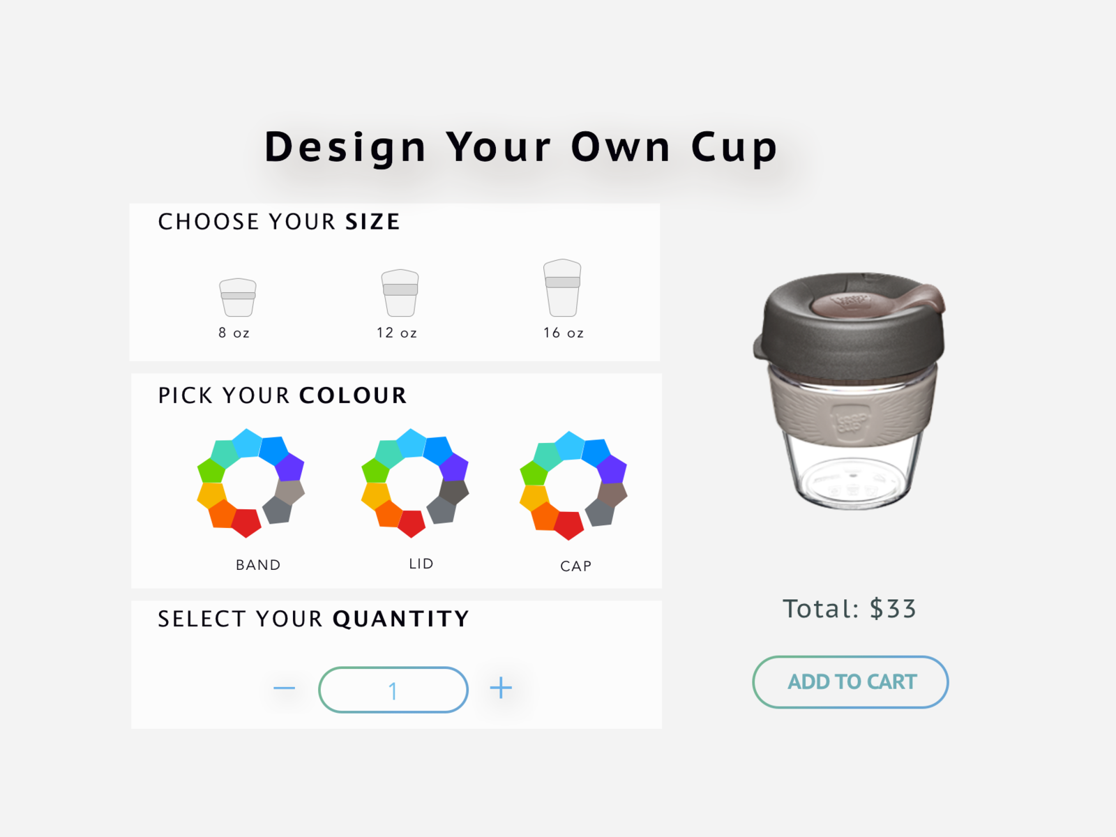 Daily UI Design Challenge 33: Customize Product by Anita Sun on Dribbble