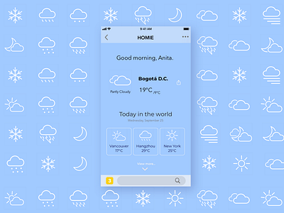 Daily UI Challenge 37: Weather