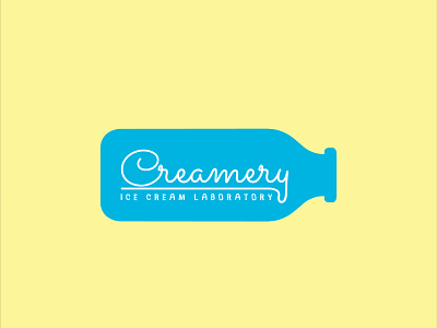 Creamery Bali animation art brand branding clean design flat icon identity illustration illustrator logo minimal type typography ui ux vector