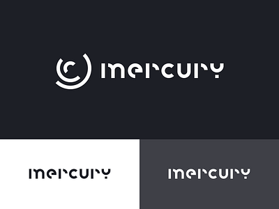 Mercury line logo branding design identity line logo logotype simple