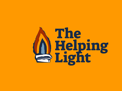 The Helping Light Logo Design branding illustration logo