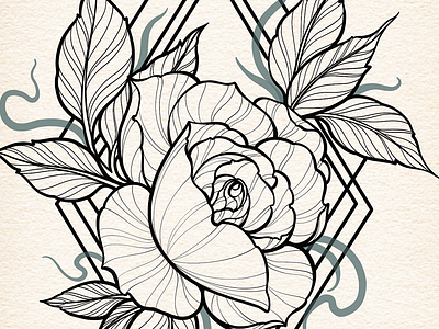 Floral Illustration - Work In Progress