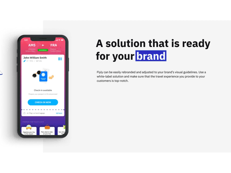 Flyly App - solution that is ready for your brand