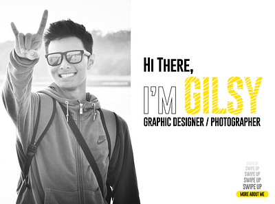 Hi There, I'm Gilsy Graphic Designer branding graphic design logo