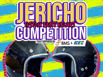 Jericho Custom Paint Helmet Competition 2020 branding design graphic design limited stocks merchandise