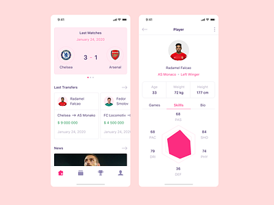 Football Heaven app design dribbble football interface mobile popular premier league sport top ui ux