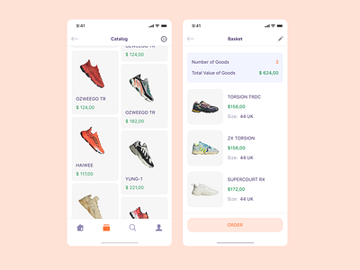 Sneaker Store app design dribbble interface mobile popular sneaker sneaker store sneakers store top ui ux