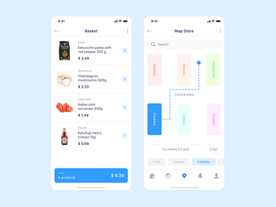 Handy Shop app clean ui clear clear design design dribbble interface mobile popular shopping shopping app store store app top ui ux