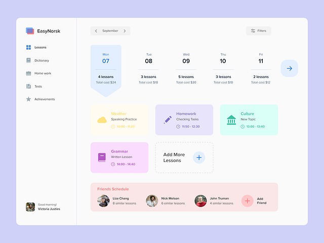 Language School by Rhinoda Team on Dribbble