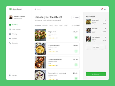 Food Delivery app delivery design desktop food home interface order popular store top ui ux