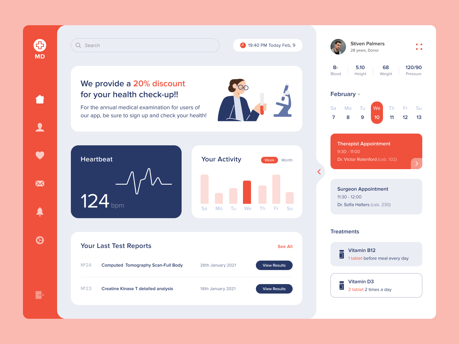 Med App by Rhinoda Team on Dribbble