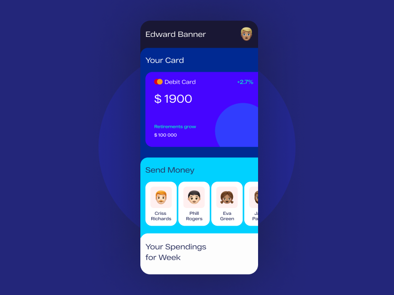 Bank App By Rhinoda Agency On Dribbble