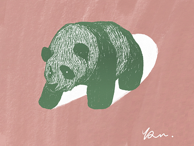 Green panda