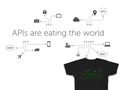 APIs are eating the world T-shirt