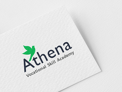 Athena Logo logo design logo education vocational logo design