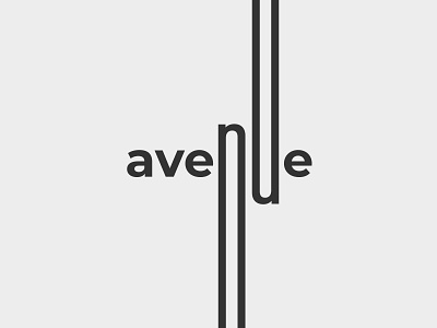 avenue avenue lettering logo logo deisgn logo designer logotype type daily typography