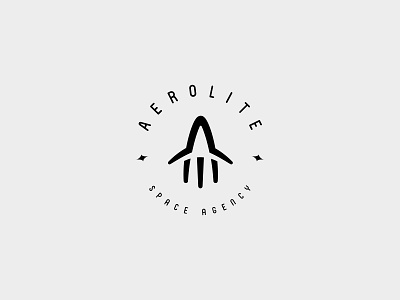 Aerolite space agency logo branding dailylogochallenge design logo logo deisgn logo designer