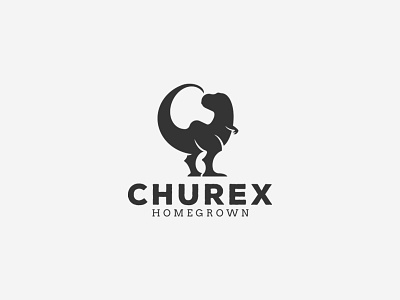 Churex logo & package branding design dino dinosaur illustration logo logo deisgn logo designer logotype mushroom t rex