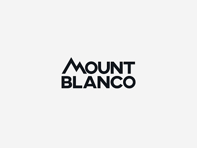 Mount Blanco branding dailylogochallenge design lettering logo logo deisgn logo designer logotype type daily typography