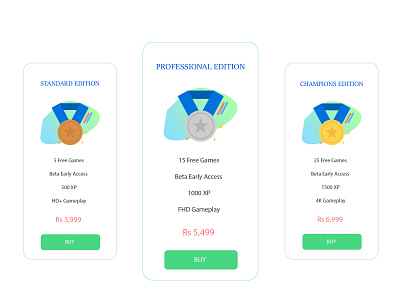 Pricing list cost dailyui design games illustration pricing pricing plans uiux