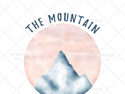 The Mountain Is Calling PNG Sublimation Graphic Clipart adventure clipart art branding clipart cute design illustration mountain clipart quote clipart turnip watercolor clipart