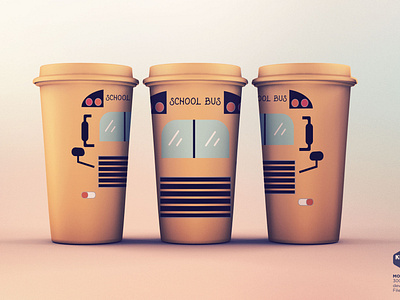 School Bus Sublimation Clipart Tumbler Graphic