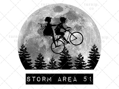 Storm Area 51 Sublimation Clipart Graphic Design