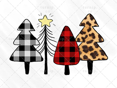 Christmas Tree Sublimation Clipart PNG Graphic Design X art branding christmas clipart christmas tree clipart clipart cute cute clipart design illustration sublimation clipart turnip