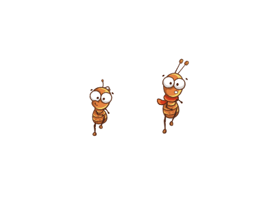 Jogging Ants 2d animation ants bug buggy game jogging mobile silly