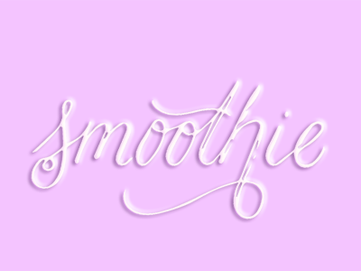 Smoothie Lettering