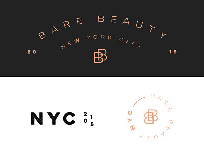 Bare Beauty Logo Variations