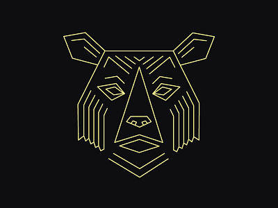 Go Bruins!! bear dontpokethebear illustration monoline vector