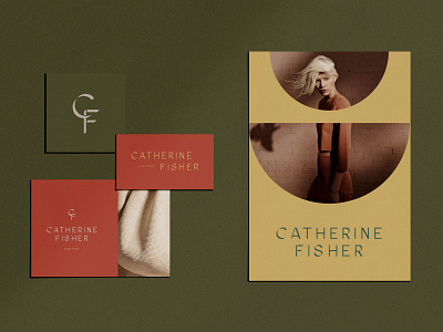 Catherine Fisher Branding boutique branding and identity fashion logo design