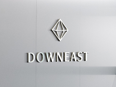 Downeast Signage branding financial interior interior design logo signage