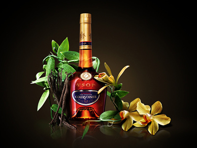Courvoisier VSOP Cognac alcohol cognac courvoisier drink food leaf leaves still life vanilla vsop