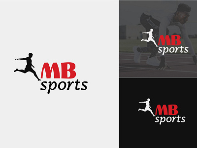 MB sports1 branding design flat illustration logo typography
