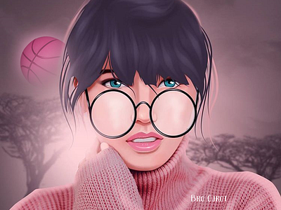 Realistic Painting cartoon painting debut debuts debutshot firstshot hello dribbble illustration painting realistic painting smudge