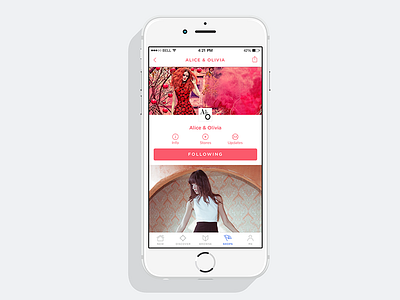 Spring App - Brand Pages app e commerce fashion ios mobile shopping spring