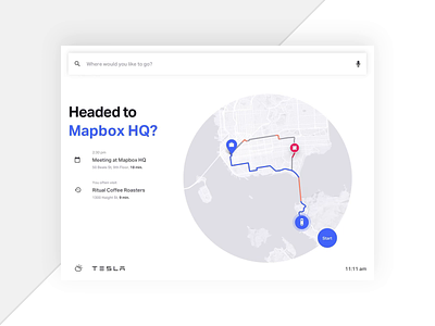 Mapbox Turn by Turn Navigation 🚙 - Full Route animation app auto automotive car car app design directions ios map ui mapping maps navigation turn by turn ui