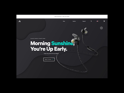 Jaybird 🎧 - Homepage design e commerce ecommerce headphones interactive prototype shopping ui ux website websites