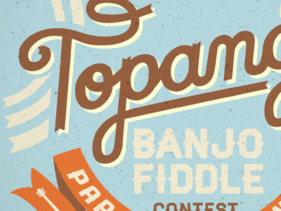 Banjo Lettering banjo fiddle hand lettering lettering type typography