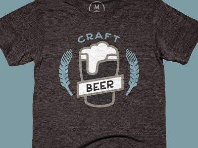 Craft Beer beer cotton bureau hand lettering illustration lettering shirt tshirt