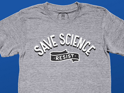Save Science hand lettering lettering resist save science science