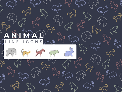 Animal Line Icons