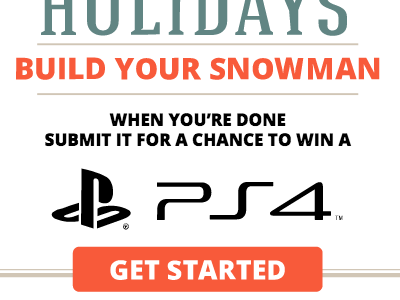 Build Your Own Snowman builder contest ps4 svg