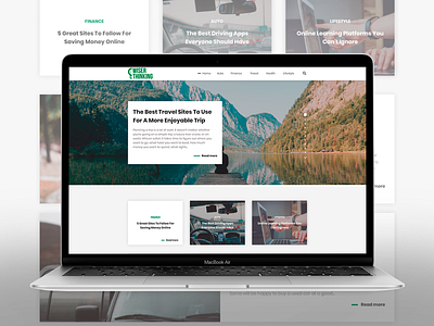 Wiserthinking website design blog design flat minimal perfectorium ui ux web website