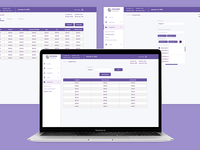 Server dashboard