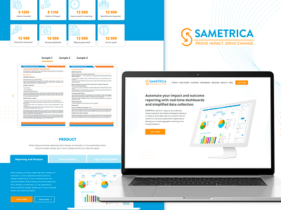 SAMETRICA website design