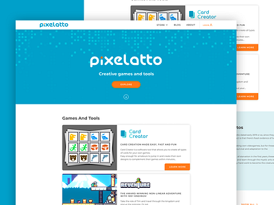 Pixelatto website design