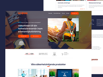 Safework website design design perfectorium ui ux web website